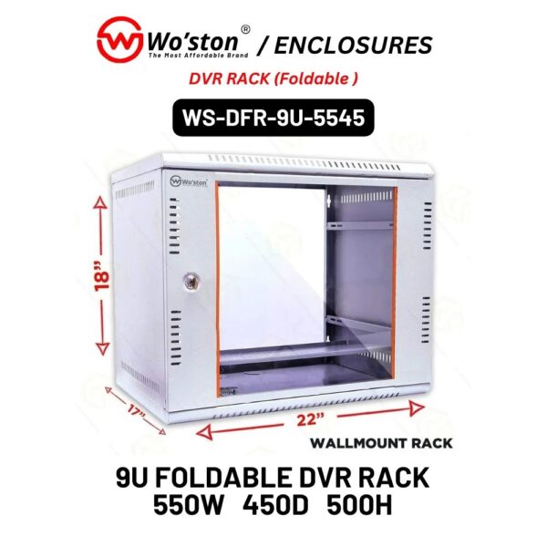 WOSTON DVR RACK FOLDABLE MODULAR (1U | 2U | 4U | 6U | 9U) - Image 6