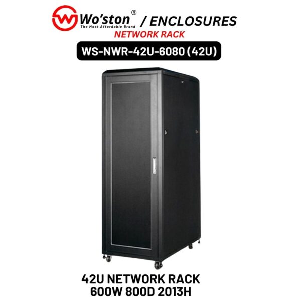 Wo'ston 42U Network Rack (WS-NWR-42U-6080)