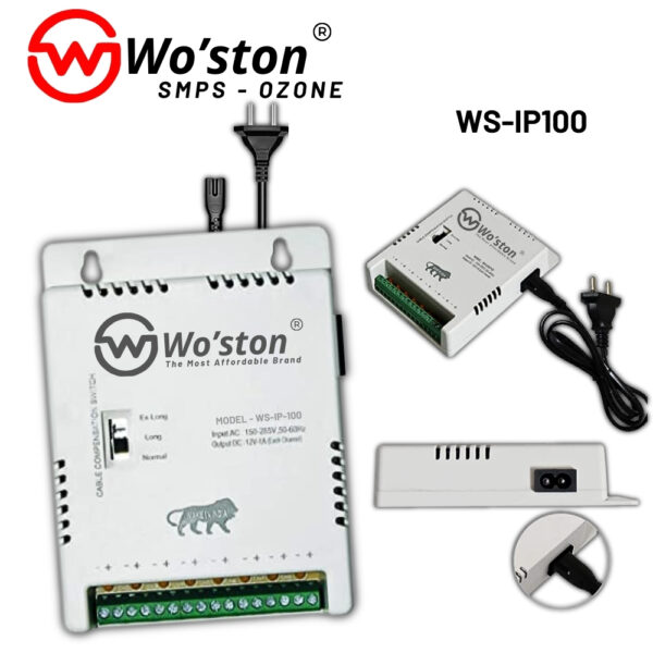 Woston CCTV SMPS 8 Channel ABS Multi Output (WS-IP100)