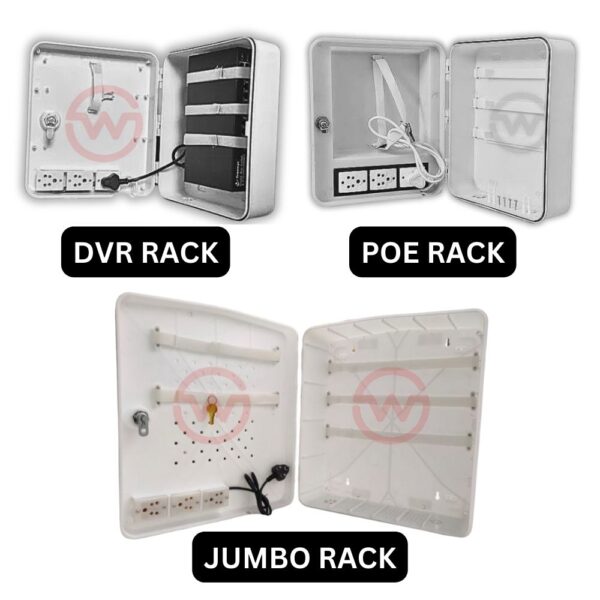 WOSTON PVC RACK JUNCTION BOX FOR DVR | NVR | POE