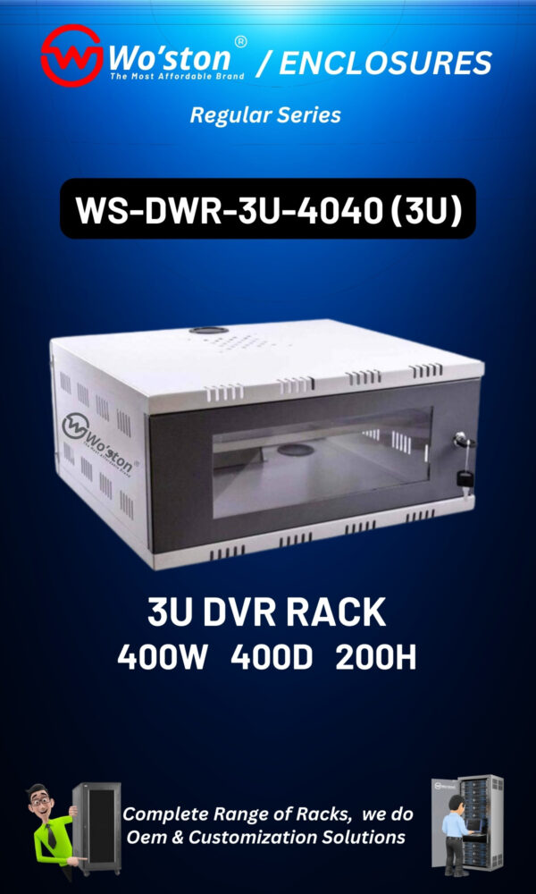 Woston 3U DVR Rack (WS-DWR-3U-4040) - Image 2