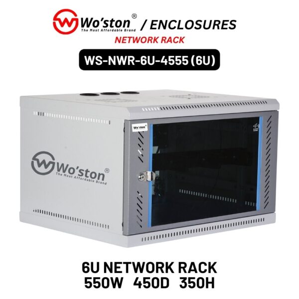 Wo'ston 6U Network Rack (WS-NWR-6U-5545)