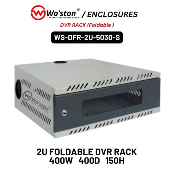 WOSTON DVR RACK FOLDABLE MODULAR (1U | 2U | 4U | 6U | 9U)