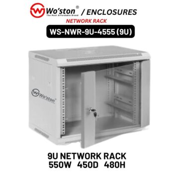 Wo'ston 9U Network Rack (WS-NWR-9U-4555)