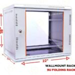 Wo'ston 9U Foldable Modular Rack (WS-DFR-9U-5445-P)