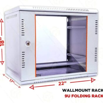 Wo'ston 9U Foldable Modular Rack (WS-DFR-9U-5040-P)