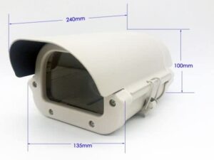 6 Inch CCTV Camera HOUSING for Bullet Camera, Metal Lock Outdoor Waterproof, WS-CH6-BS