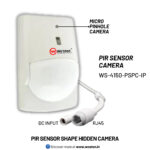 Wo'ston 4MP PIR Sensor Pinhole Hidden Network, Onvif, Wifi, SD Card, LAN, Audio Supported Camera, WS-4150-PSPC-IP