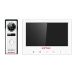 CP PLUS 7" TFT Screen Video Intercom Kit with Waterproof Camera and Touch Screen | CP-UVK-701A, White