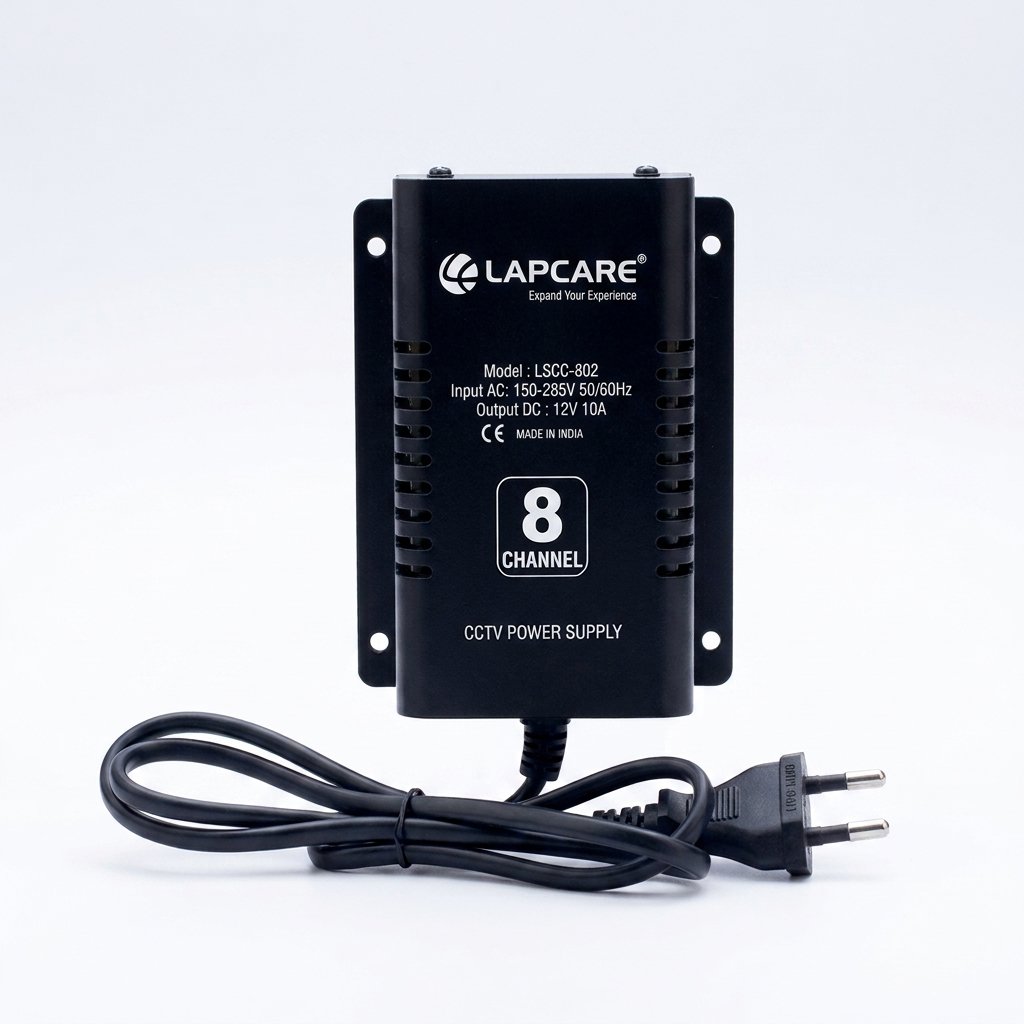 Lapcare CCTV SMPS 8 Channel Metal (LSCC-402) 1 Lapcare power supply 8 channal SMPS (1)