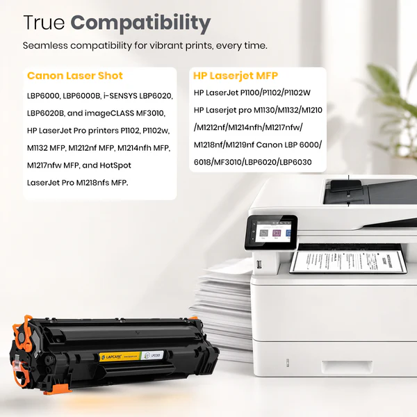 Lapcare Toner Cartridge compatible for -925 HP P1002/1003/1004/1005/1006/1009/P1505 / CANON LBP6000/6018/LBP3010,LBP3100/LBP3250 5 Lapcare toner cartridge 925 3