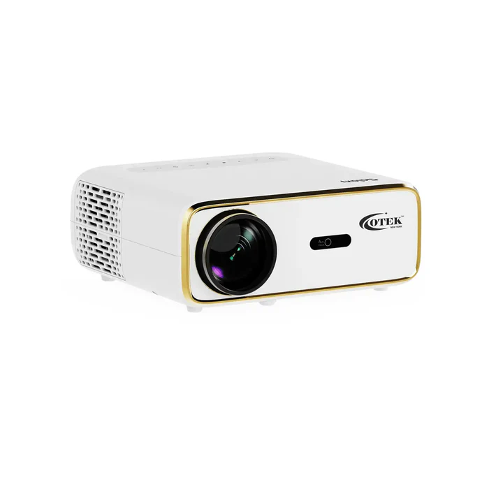 OTEK GALAXY SMART HD PROJECTOR BLACK, 720p HD, 250 ANSI Lumens, Built-in Android TV, Wi-Fi & HDMI, Compact & Stylish Design for Home & Outdoor Use - Image 4
