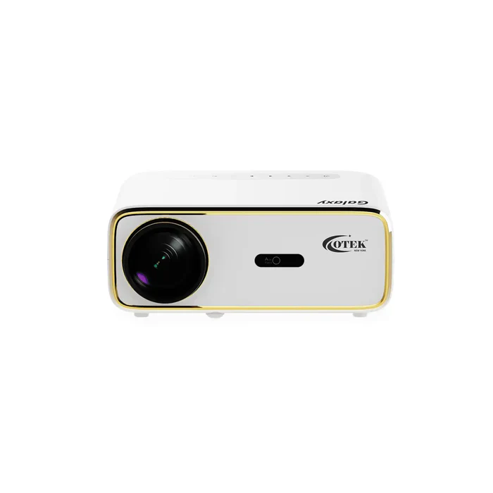 OTEK GALAXY SMART HD PROJECTOR BLACK, 720p HD, 250 ANSI Lumens, Built-in Android TV, Wi-Fi & HDMI, Compact & Stylish Design for Home & Outdoor Use - Image 3
