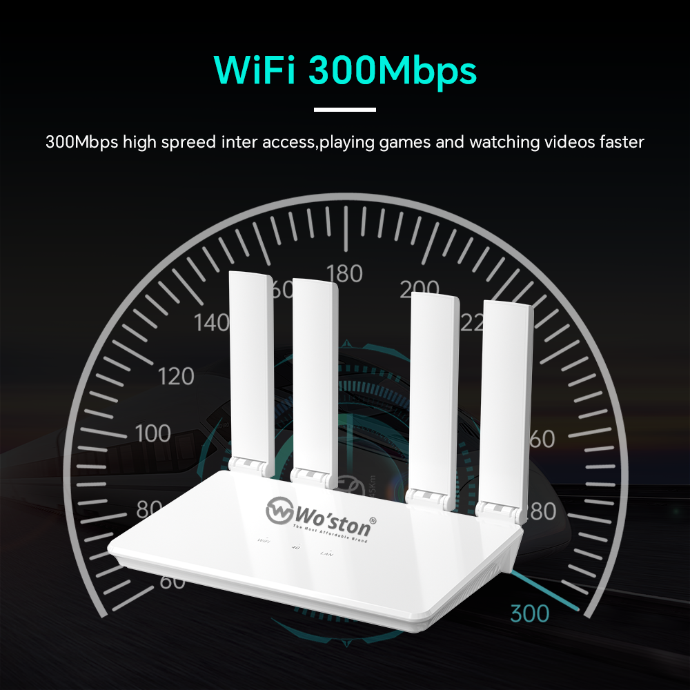 Woston WT-516-4GV6 4G LTE WiFi Router | SIM Based Wireless Router with High-Speed Internet Connectivity 2 Woston router wt-516-4gv6 2