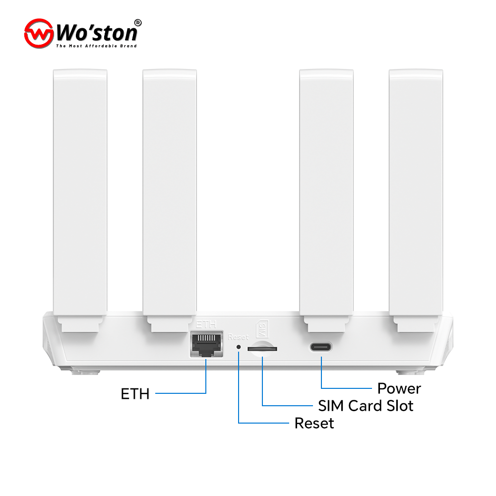 Woston WT-516-4GV6 4G LTE WiFi Router | SIM Based Wireless Router with High-Speed Internet Connectivity 6 Woston router wt-516-4gv6 4