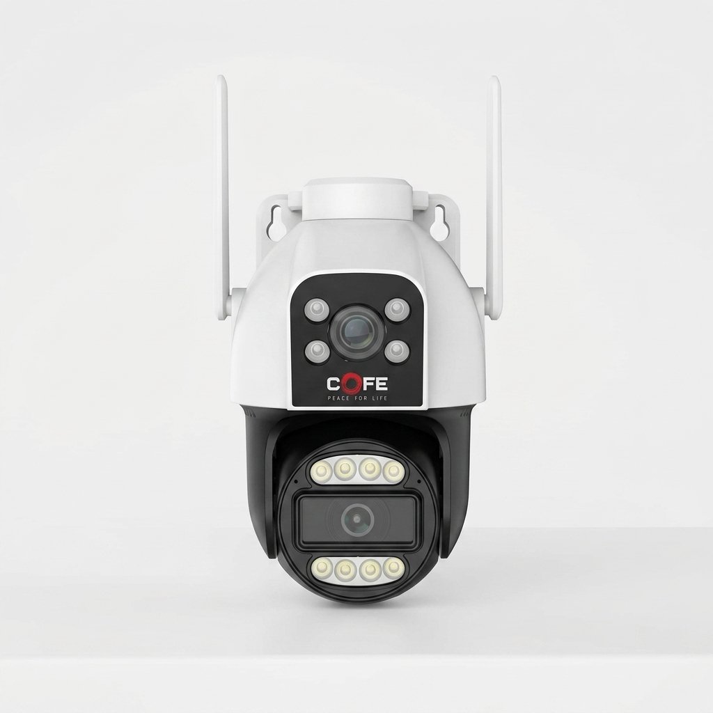 COFE 6MP Dual Lens 4G PT Security Camera & AI Detection CF-4G-PTC02 1 Cofe Dual linkage camera (1)