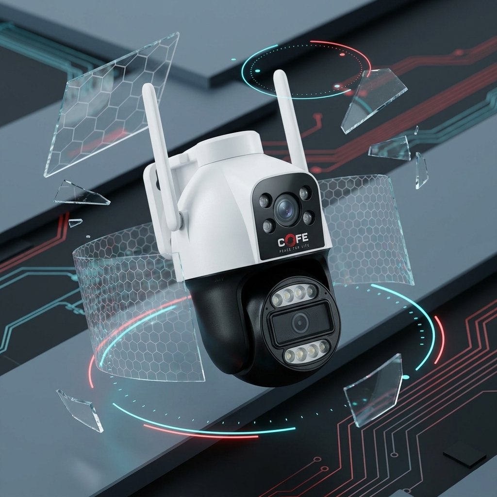 COFE 6MP Dual Lens 4G PT Security Camera & AI Detection CF-4G-PTC02 2 Cofe Dual linkage camera (2)