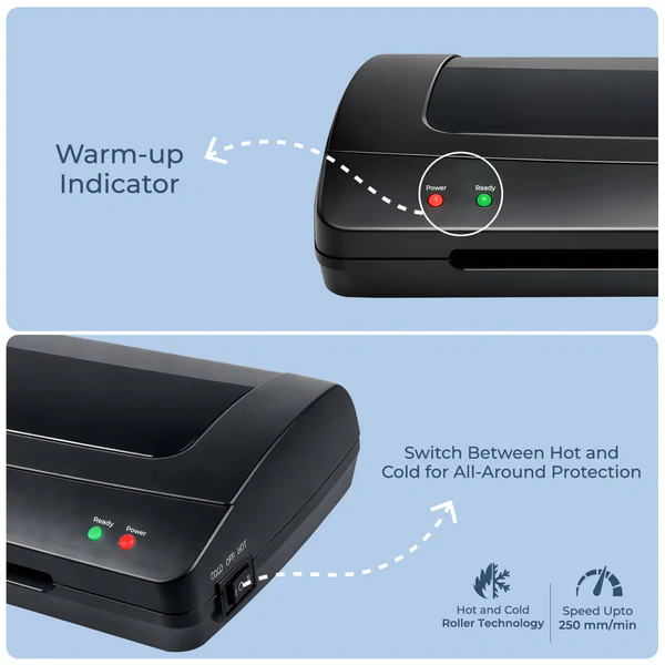 Lapcare LapLam Pro A3 Laminating Machine Black | Professional A3 Hot & Cold Laminator for Documents, Certificates & Photos 3 Lapcare Laminator A3 4