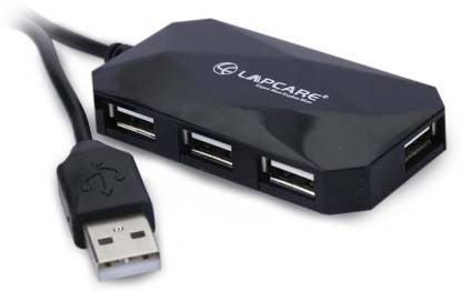 Lapcare USB 2.0 4-Port USB Hub with 1.5 Meter Cable | High-Speed USB Expansion Hub for PC & Laptop 1 Lapcare USB 2.0 4 port hub lhb-018