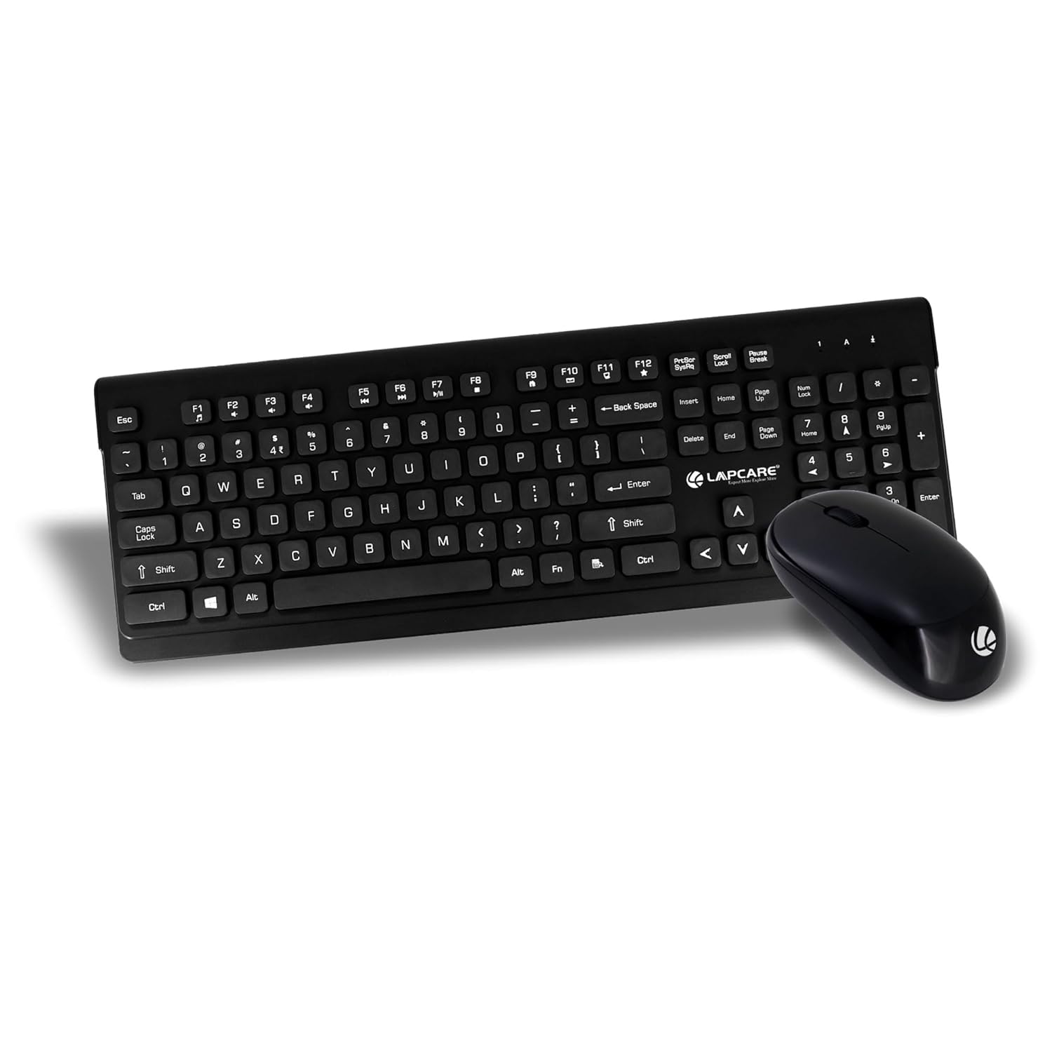 Lapcare WL-201 Wireless Keyboard & Mouse Combo | Comfortable and Reliable Wireless Productivity Combo 1 Lapcare Wireless Keyboard Mouse wl-201