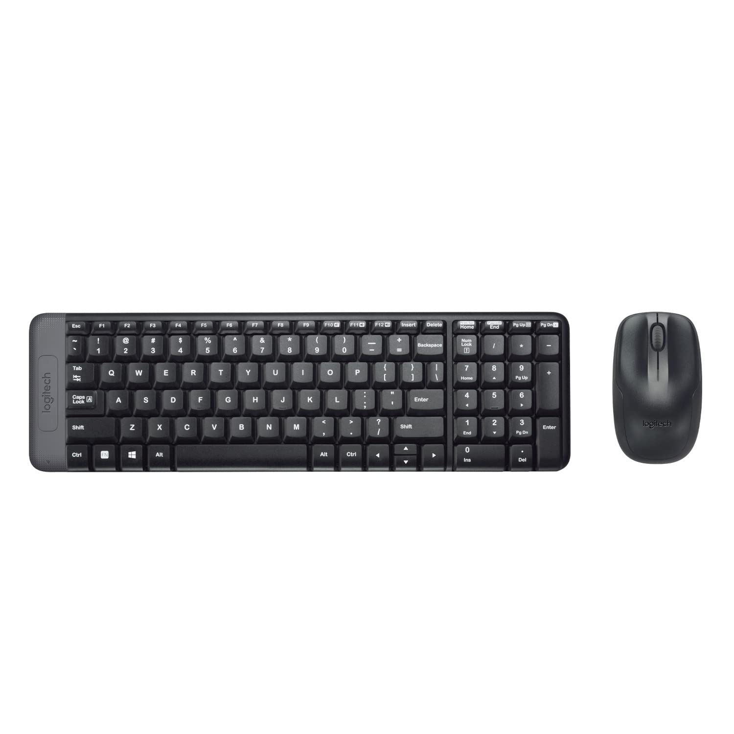 Logitech Compact Wireless Keyboard and Mouse Combo 2.4GHz USB Receiver MK220 1 Logitech Keyboard Mouse mk220