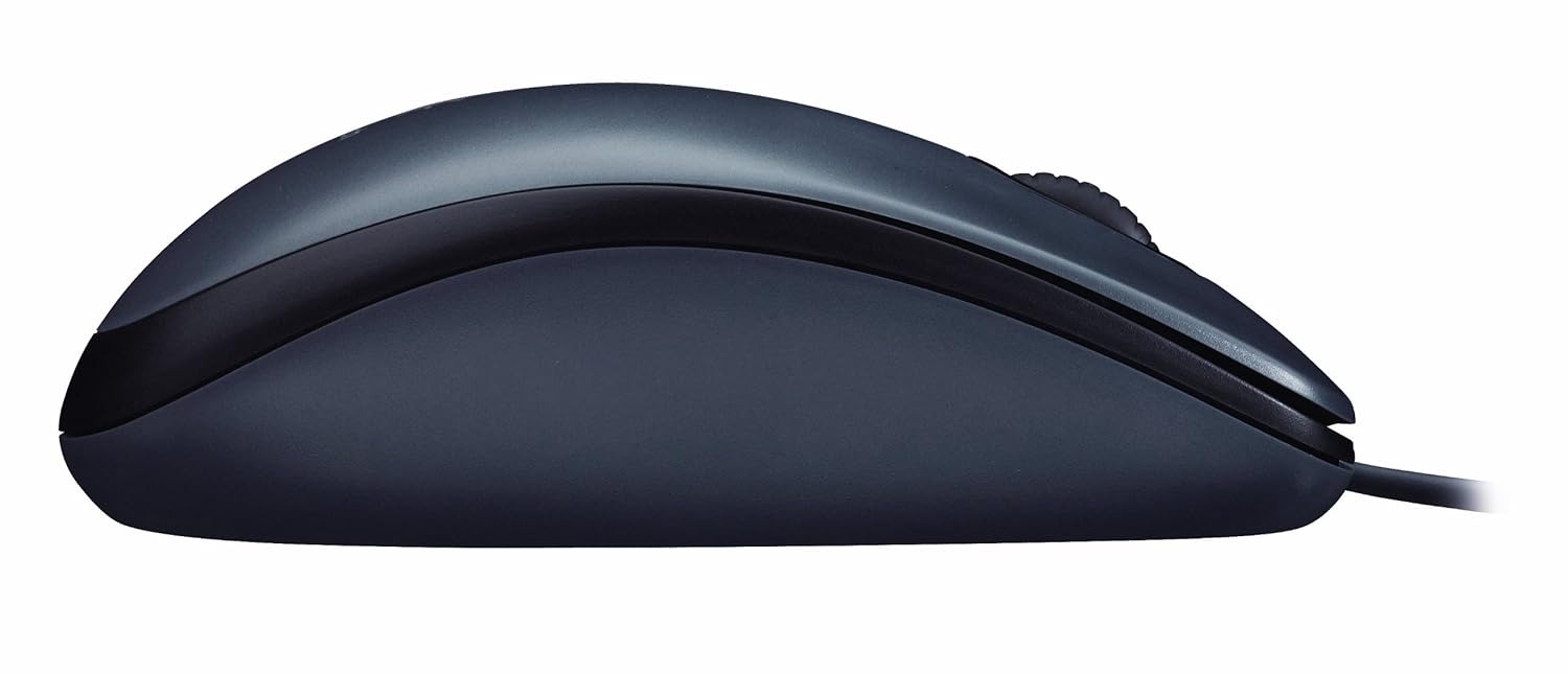 Logitech USB Wired Optical Mouse 1000 DPI Ambidextrous M90 3 Logitech Mouse m90 2
