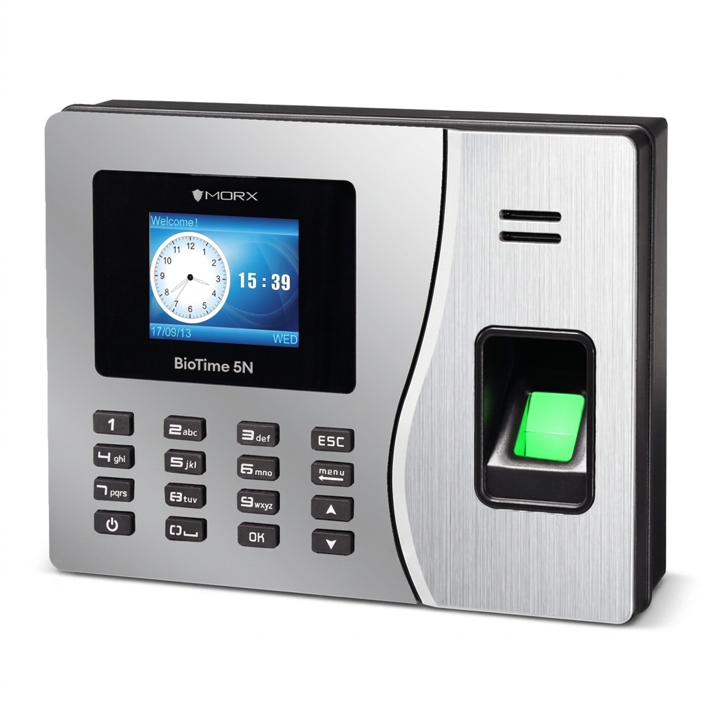 BioTime 5N Biometric Time Attendance & Access Control Device with Fingerprint, RFID, PIN & Battery Backup 1 MORN Mantra Biotime and Attdance machine MSD5n (1)