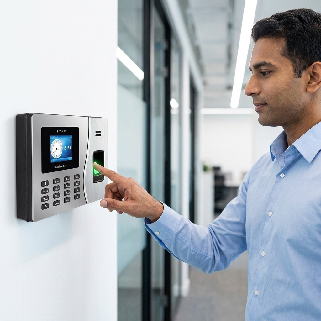 BioTime 5N Biometric Time Attendance & Access Control Device with Fingerprint, RFID, PIN & Battery Backup 3 MORN Mantra Biotime and Attdance machine MSD5n (3)