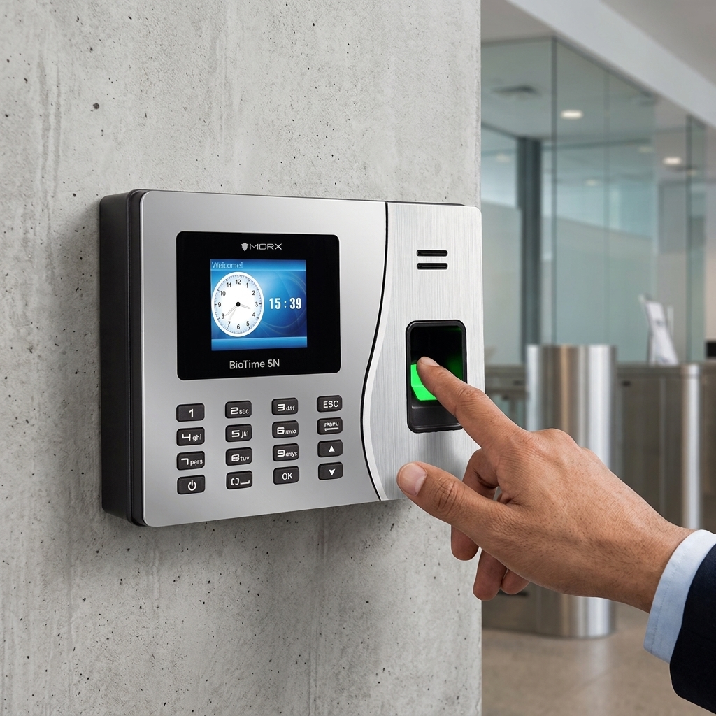 BioTime 5N Biometric Time Attendance & Access Control Device with Fingerprint, RFID, PIN & Battery Backup 2 MORN Mantra Biotime and Attdance machine MSD5n (4)
