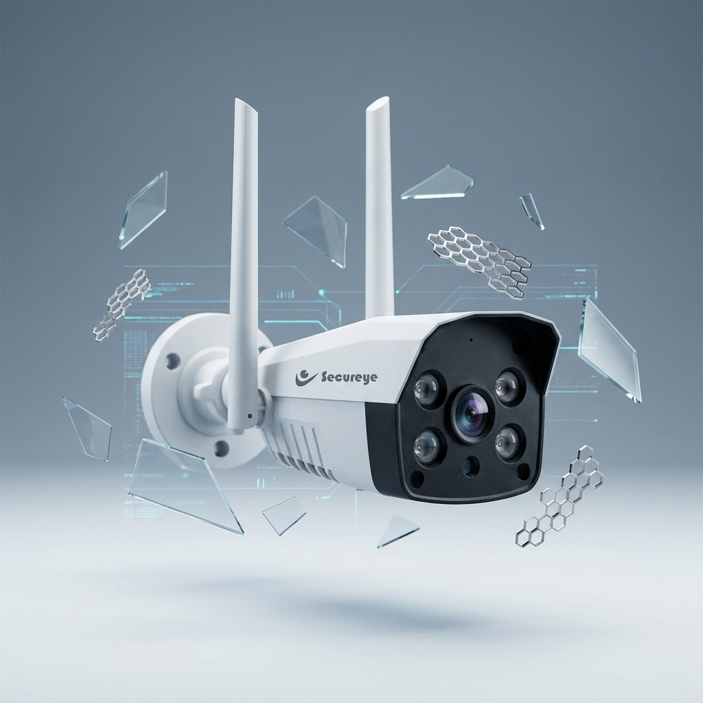 Secureye 3MP WiFi Bullet Security Camera Color Night Vision SI-WIFI-002 2 Secureye Bullet Guard camera si-wifi-002 (2)