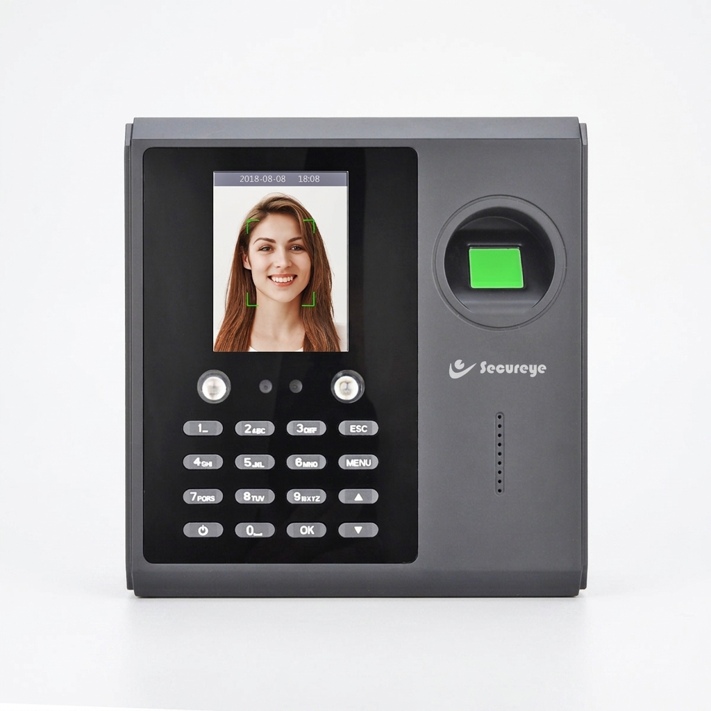 Secureye Face Fingerprint Time Attendance Device with LAN & Battery Backup S-FB3K(P) 1 Secureye face and fingerprint attadance deviceS-FB3K(P) (1)