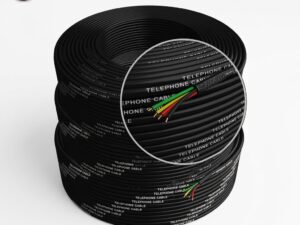 Telephone black cable ourdoor 305m (1)