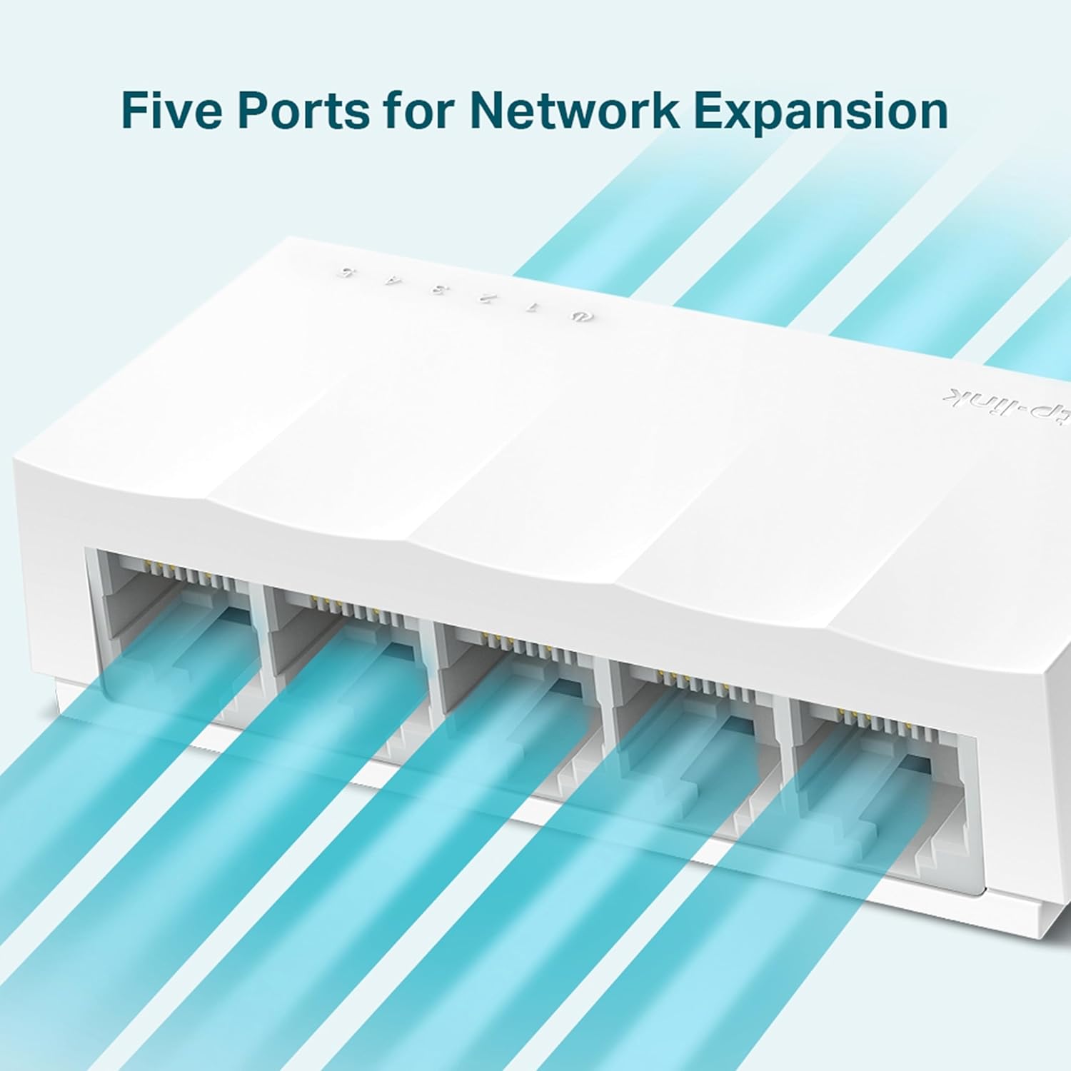 TP-Link LS1005 5-Port 10/100Mbps Fast Ethernet Unmanaged Desktop Switch | Plug & Play Network Hub 4 Tp-Link ls1005 5 port switch ethernet 3