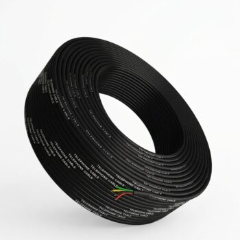 Woston Telephone cable 100m black (1)