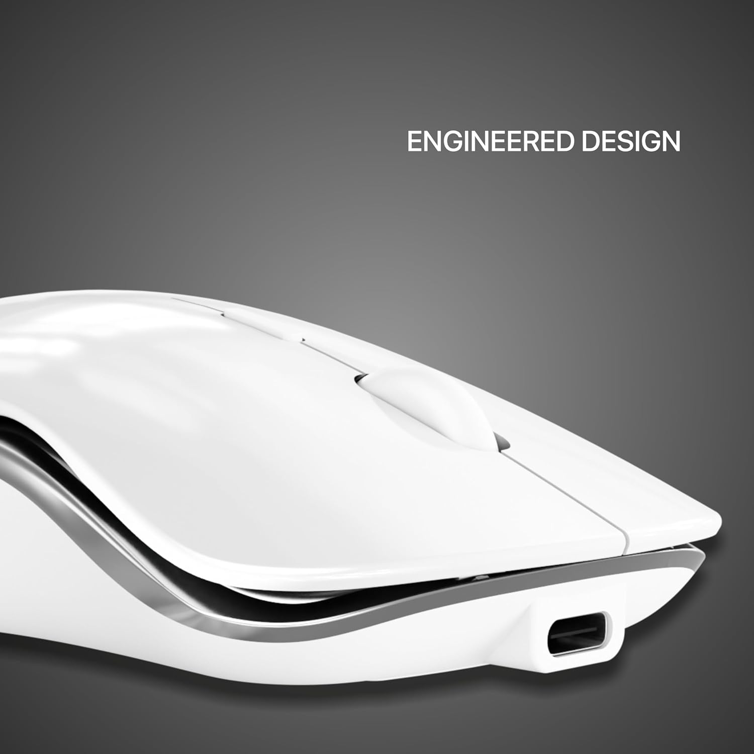 Zebion Connect-3 Rechargeable Triple Mode Wireless Mouse Bluetooth 5.3 White 6 Zebion Connect 3 wireless mouse bluetooth 2