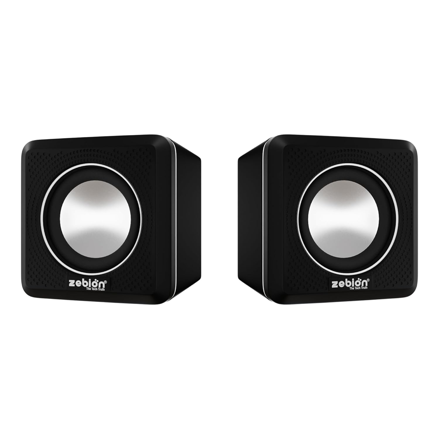 Zebion Muze Twin USB Powered 2.0 Multimedia Speakers 6W 1 Zebion Desktop Speaker muze twin