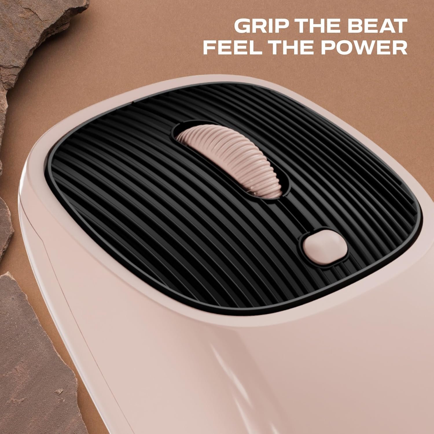 Zebion Free Flow 2.4GHz Wireless Mouse with 3 DPI Levels 4 Buttons Sand Brown 6 Zebion Free Flow wireless Mouse 2