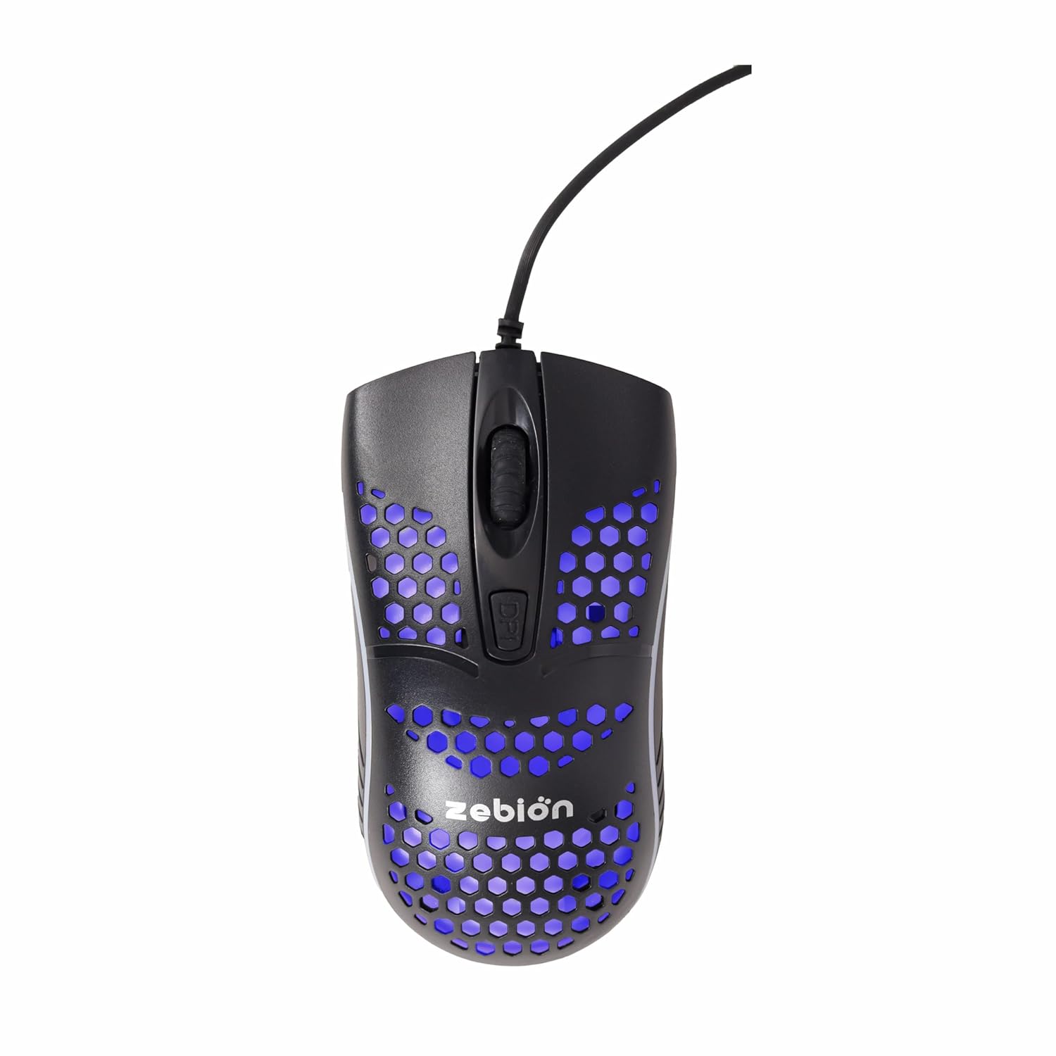 Zebion Jazzy RGB Wired Gaming Mouse Adjustable DPI Honeycomb Design 1 Zebion Jazzy Wired Gaming RGB