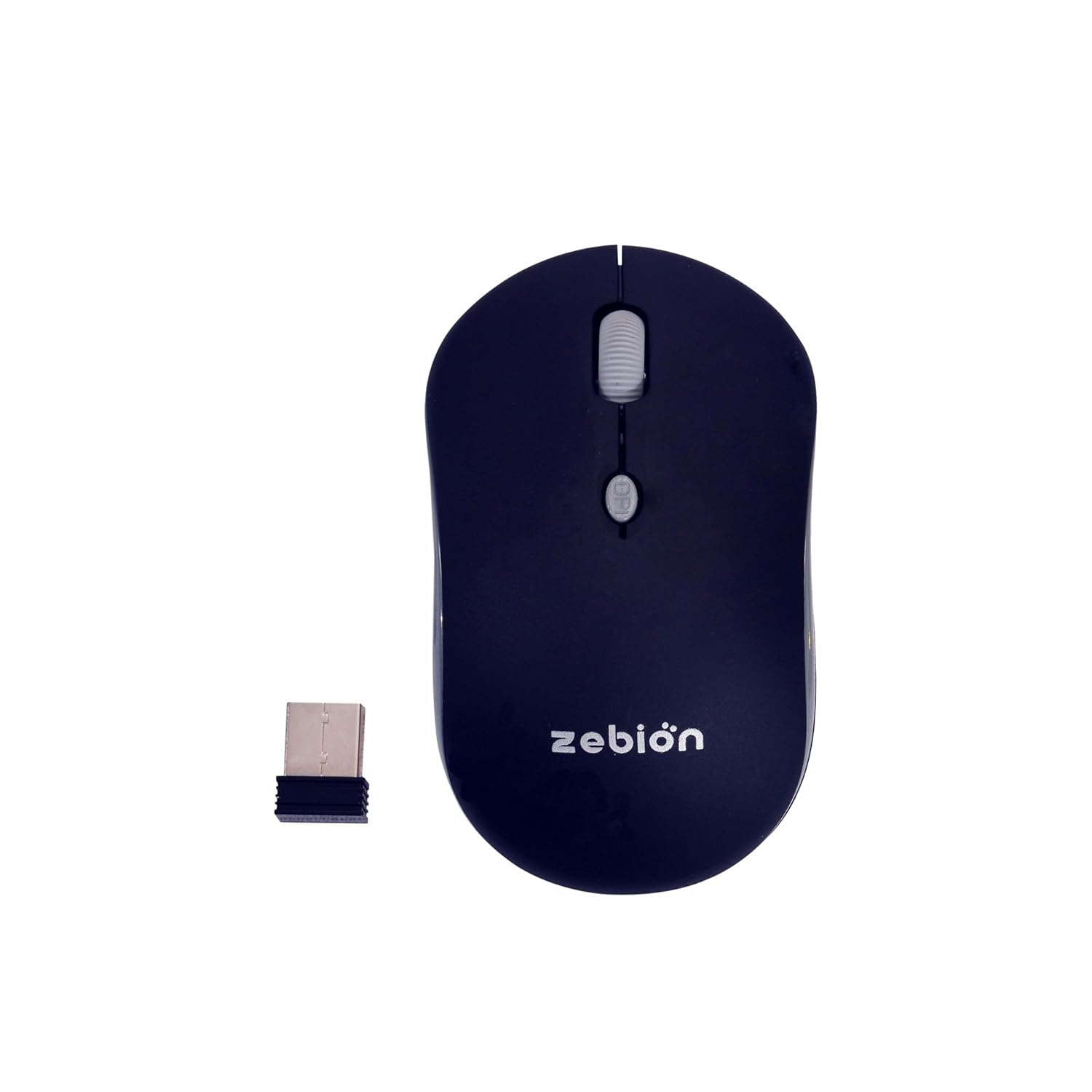 Zebion Sapphire Lightweight Wireless Optical Mouse 1600 DPI Black 1 Zebion Sapphire wireless optical mouse