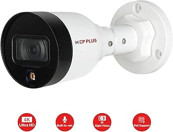 CP Plus 4MP Dual Light IP Bullet Camera with Built in Mic PoE CP-UNC-TA41L3C-D-LQ 4 CP Plus IP Bullet Camera color CP-UNC-TA41L3C-D-LQ 1