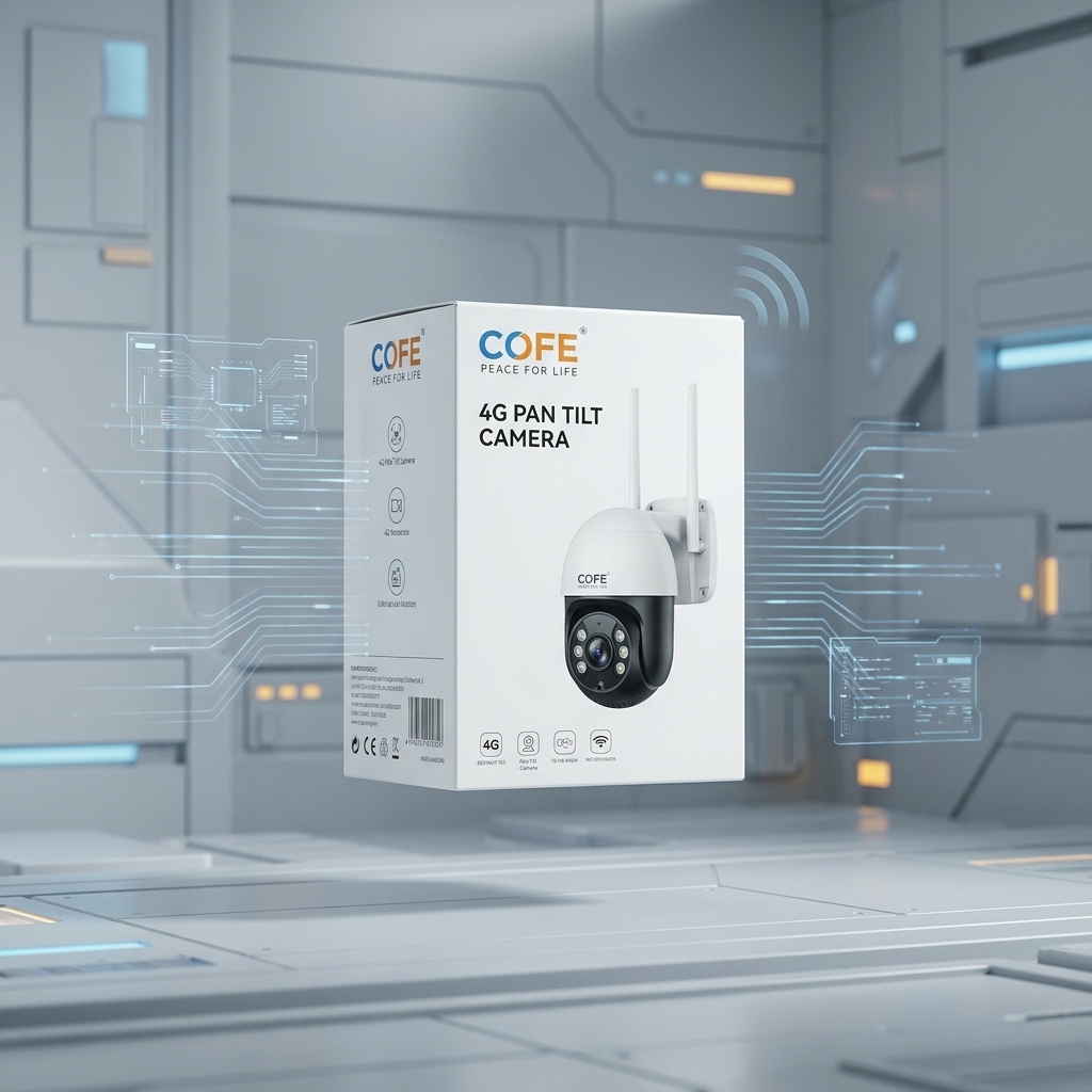 COFE 4G Security Camera Connectivity for Indoor & Outdoor Surveillance CF-4G-PTC01 2 Cofe pan tilt camera 4g CF-4G-PC01 (2)
