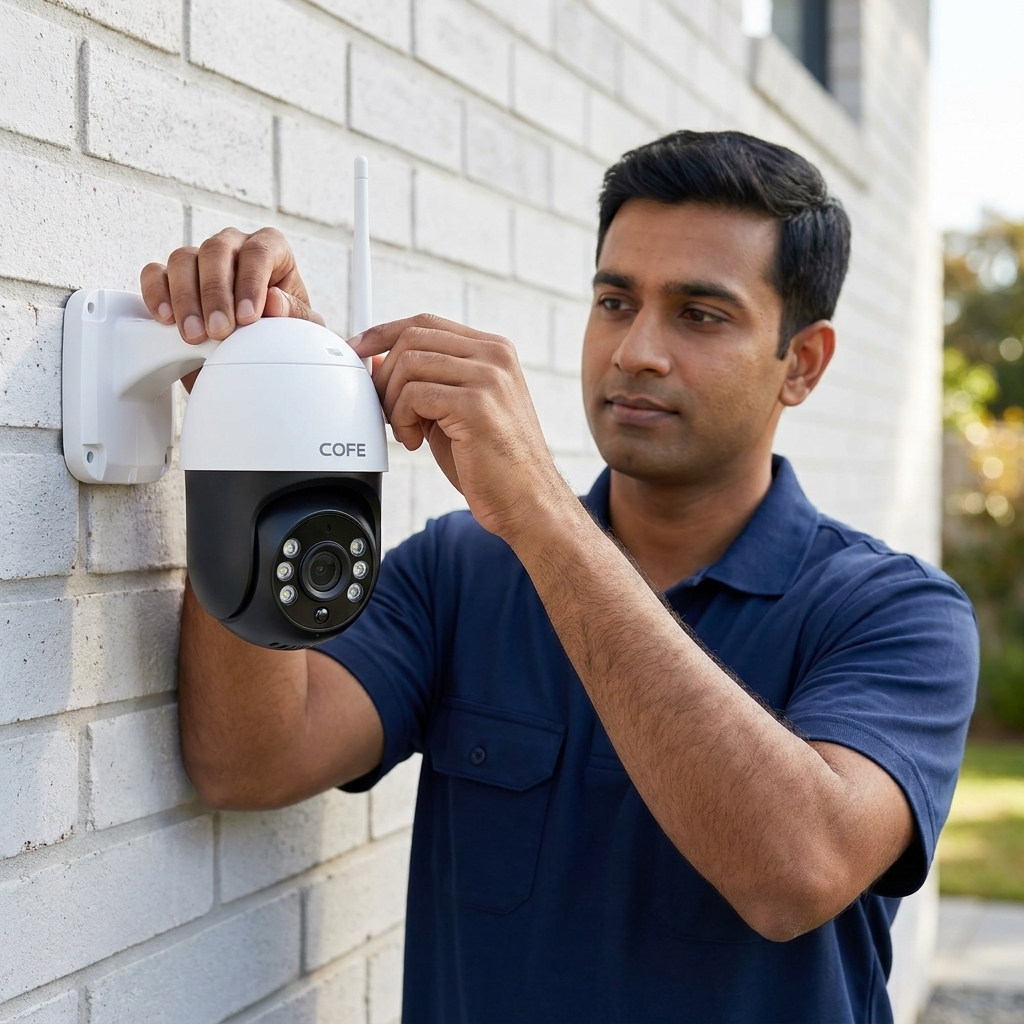 COFE 4G Security Camera Connectivity for Indoor & Outdoor Surveillance CF-4G-PTC01 4 Cofe pan tilt camera 4g CF-4G-PC01 (3)