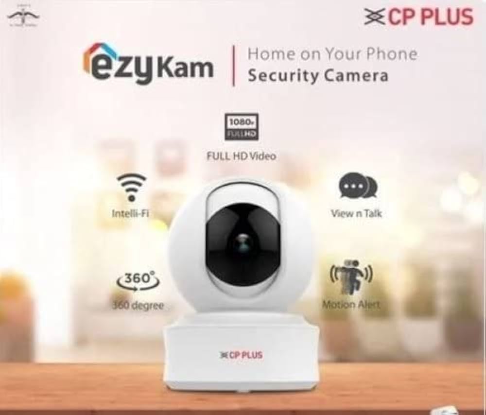 CP Plus 2MP WiFi PT Camera with Google Home Support CP-E28Q 3 Cp Plus Baby PT Camera wifi Cp-e28q 1