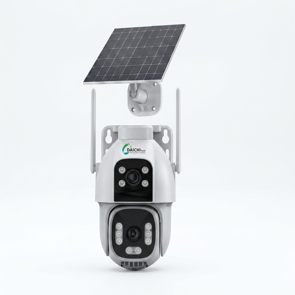 DAICHI 3+3MP Dual Lens 4G Solar PTZ Security Camera with SIM Support, Motion Tracking & 12000mAh Battery -DIBSP34GC DIBSP34GC 1 Daichi 4g Solar PTZ Camera d2bsp34gc (1)