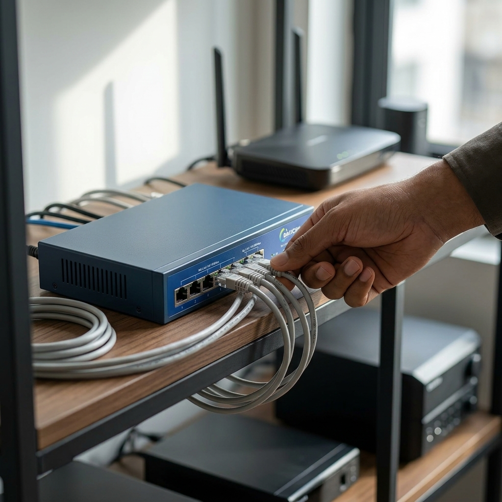 Daichi 6+2 Port PoE Switch for IP Cameras & Network Devices DIPOE62N 4 Daichi 6+2 POE Switch Normal (4)