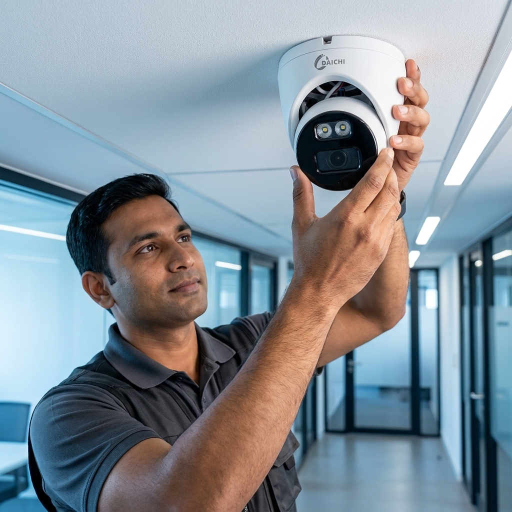 DAICHI 2MP HD Color Audio Dome CCTV Camera with Built-in Mic, 2.8mm Lens & 20m Night Vision (DID2HDAC) 3 Daichi Dome camera DID2HDAC new (3)