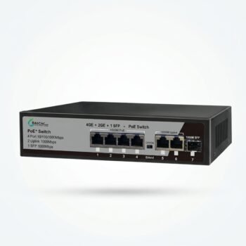 Daichi POE Swtich 4+2 full giga 1SFP 100MBPS (1)