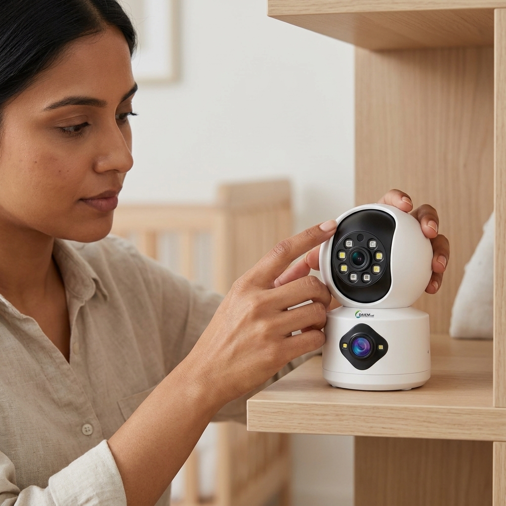 Daichi 3MP Dual Linkage Baby Camera with Dual Lens, AI Motion Tracking, 2-Way Audio & Night Vision 3 Daichi baby cam 3mp dual lens dl3dp3wc (3)