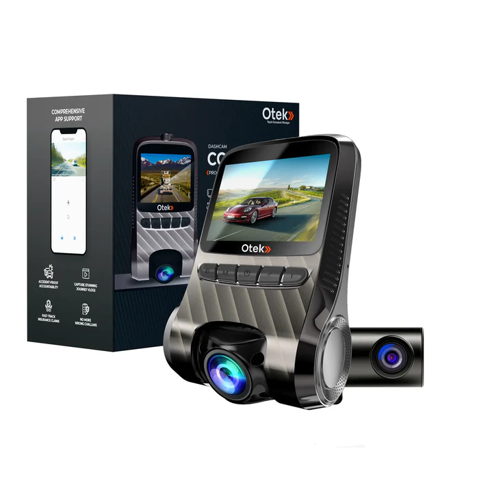 OTEK Copilot 2K Dash Camera with WiFi, GPS, 1440P Recording, Night Vision & Parking Mode 1 Otek Dash Camera 2k 4G