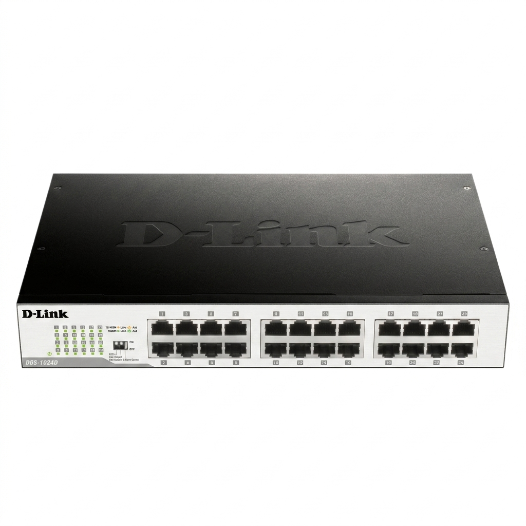 D-Link DES-1024D 24-Port 10/100Mbps Fast Ethernet Unmanaged Switch 1 D-Link 24 poE swtich (1)
